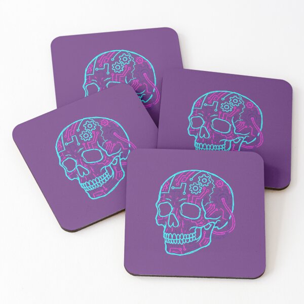 Item preview, Cyberpunk Neon Skull Circuit Board Aesthetic 2026 designed and sold by MarCinu Art.
