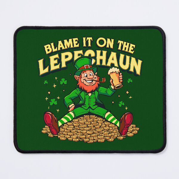 Item preview, Blame It on the Leprechaun – Funny St. Patrick’s Day Beer Shirt designed and sold by IndieQuill .