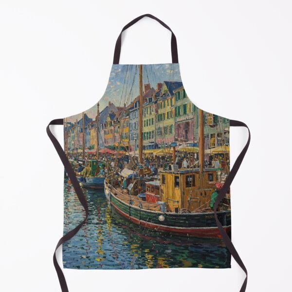 Item preview, Canal with boats in Nyhavn, Copenhagen designed and sold by sid1802.