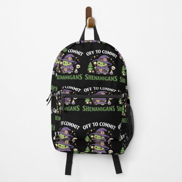 Item preview, Off to Commit Shenanigans Wizard Frog designed and sold by FreshVibe Prints.