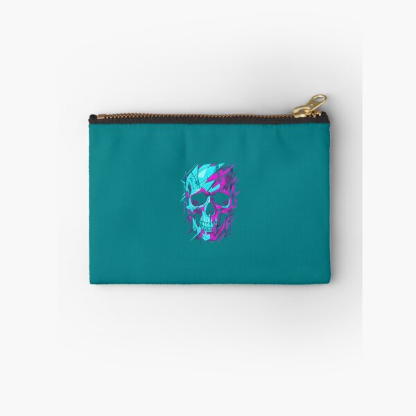 Item preview, Cyberpunk Glitch Skull Shattered Neon Geometry 2026 designed and sold by MarCinu Art.