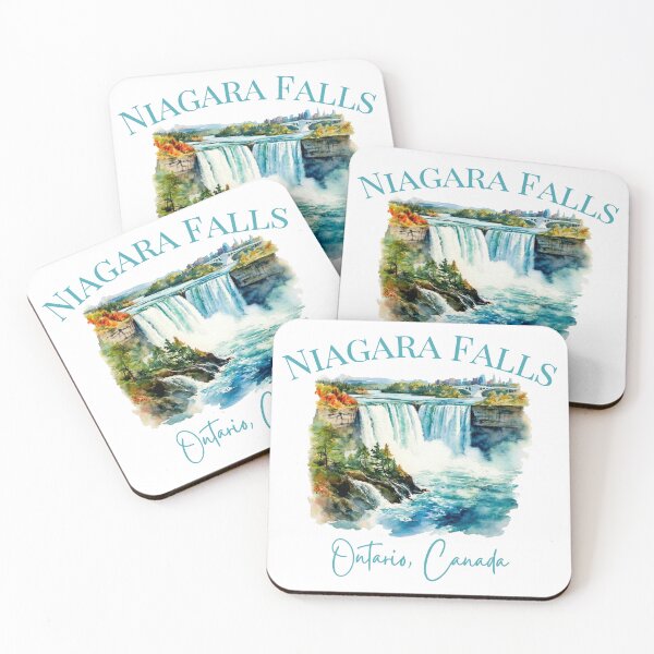 Item preview, Niagara Falls Ontario Canada Watercolor Souvenir Art designed and sold by Shopeon Designs.