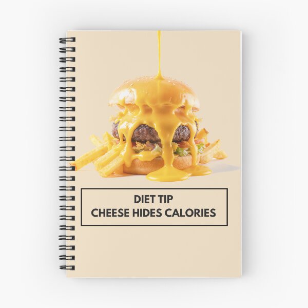 Item preview, Diet Tip: Cheese Hides Calories Funny Food Quote designed and sold by IdeaSmith.