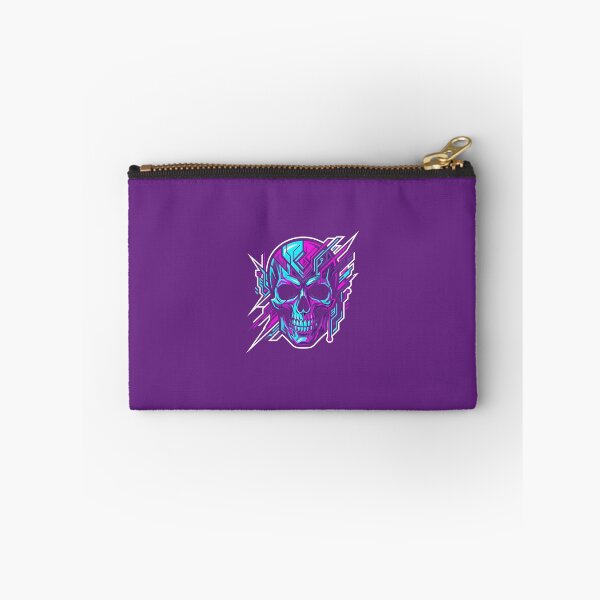 Item preview, Cyberpunk Glitch Skull Neon Circuitry Synthwave 2026 designed and sold by MarCinu Art.