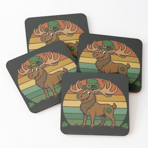 Item preview, St. Patrick’s Day Irish Elk designed and sold by Ghost on Toast.