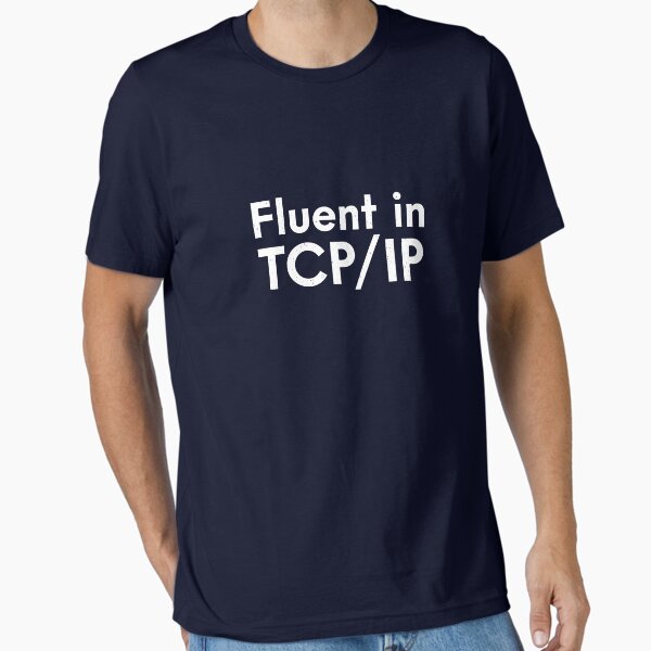 Item preview, Fluent in TCP/IP designed and sold by Gold Wings Tees.