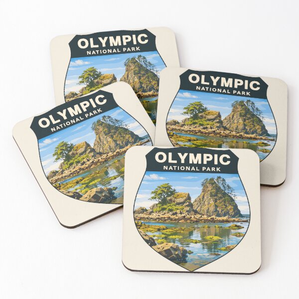 Item preview, Olympic National Park Sticker designed and sold by Gideon Emmerich.