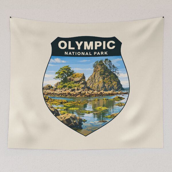 Item preview, Olympic National Park Sticker designed and sold by Gideon Emmerich.