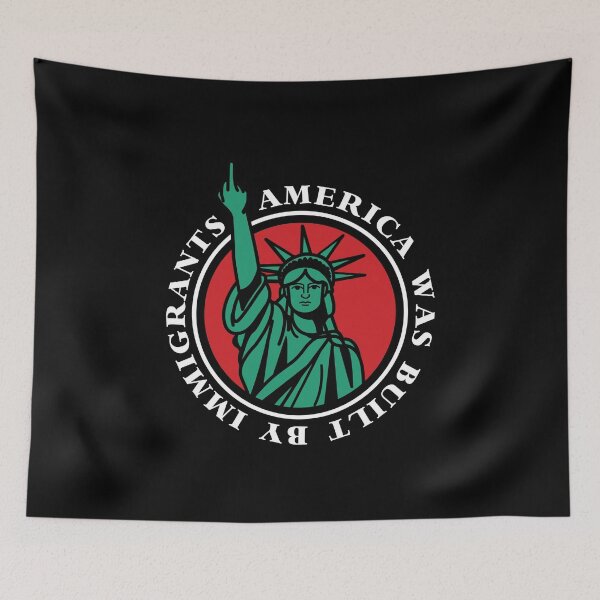 Item preview, America was built by immigrants designed and sold by remerasnerdas.