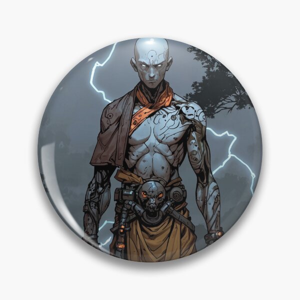 Item preview, Cyborg Monk designed and sold by ArtCraftLab.