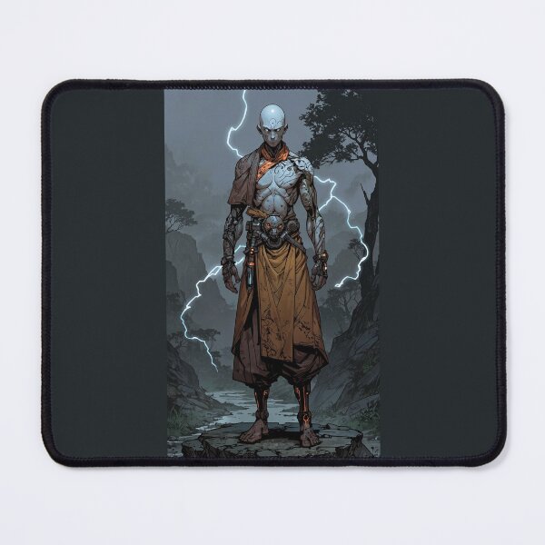 Item preview, Cyborg Monk designed and sold by ArtCraftLab.