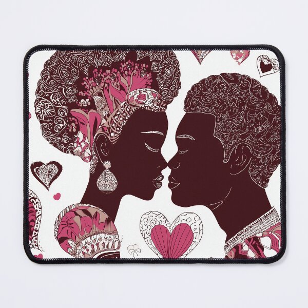 Item preview, Afrocentric Love 2 — Valentine’s Day Art with Heart & Soul designed and sold by monetdesignsred.