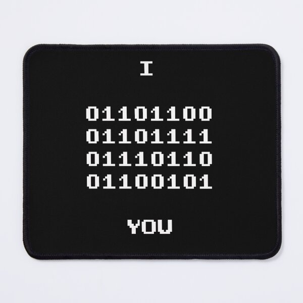 Item preview, I Love You in Binary – Programmer & Geek Love Design designed and sold by AM.87.