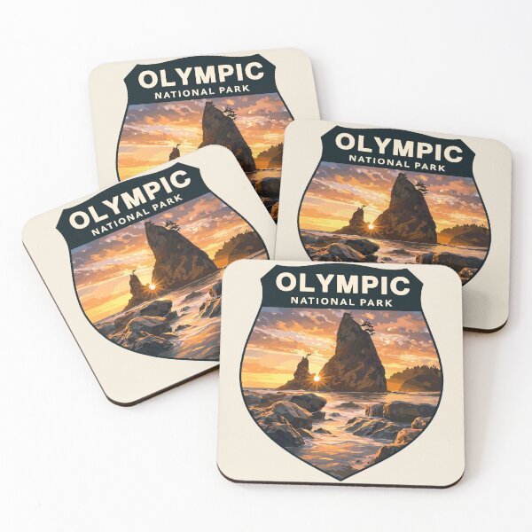 Item preview, Olympic National Park Sticker designed and sold by Gideon Emmerich.
