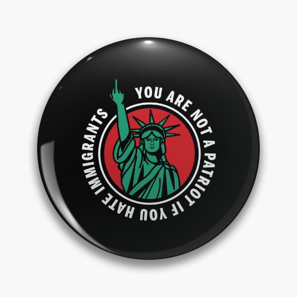 Item preview, You are not a patriot if you hate immigrants designed and sold by remerasnerdas.