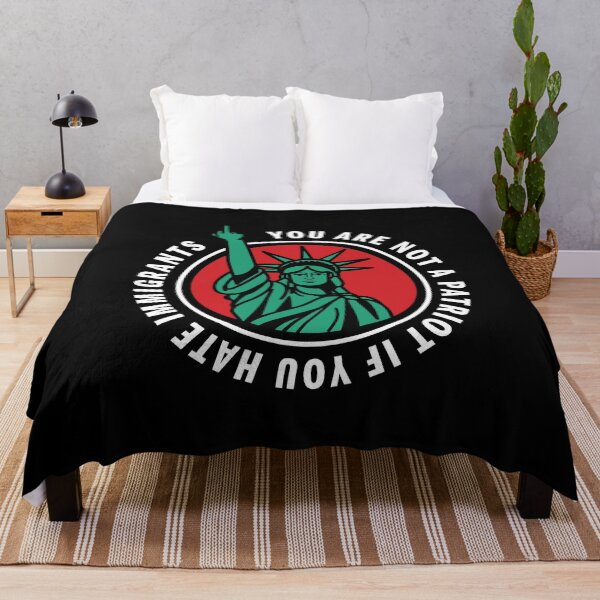 Item preview, You are not a patriot if you hate immigrants designed and sold by remerasnerdas.