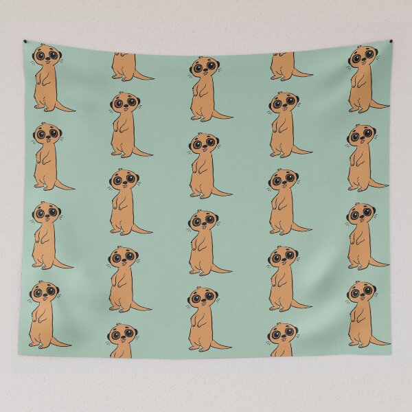 Item preview, Mlem meerkat - cute mleming animals designed and sold by aziza-doodles.