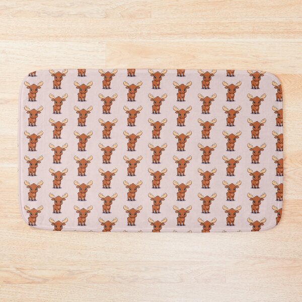 Item preview, Cute Baby Moose – Kawaii Deer Cartoon Illustration designed and sold by Royalsticker.