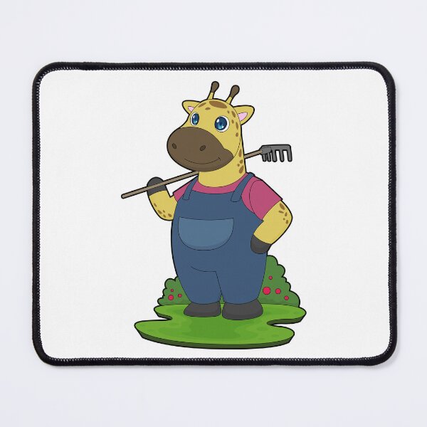 Item preview, Giraffe Farmer Rake Farm designed and sold by Snabdesign84.