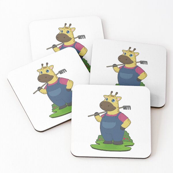 Item preview, Giraffe Farmer Rake Farm designed and sold by Snabdesign84.