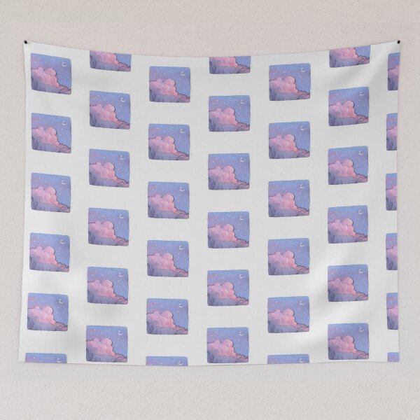 Item preview, Moonlit Purple and Pink Clouds Artwork  designed and sold by NivyasArtistry.