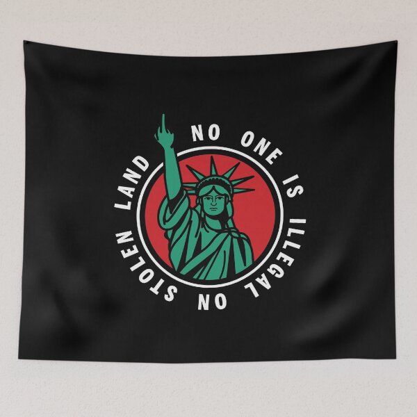 Item preview, No one is illegal on stolen land (abolish ice) designed and sold by remerasnerdas.
