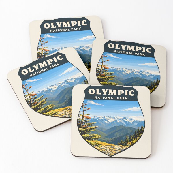 Item preview, Olympic National Park Sticker designed and sold by Gideon Emmerich.