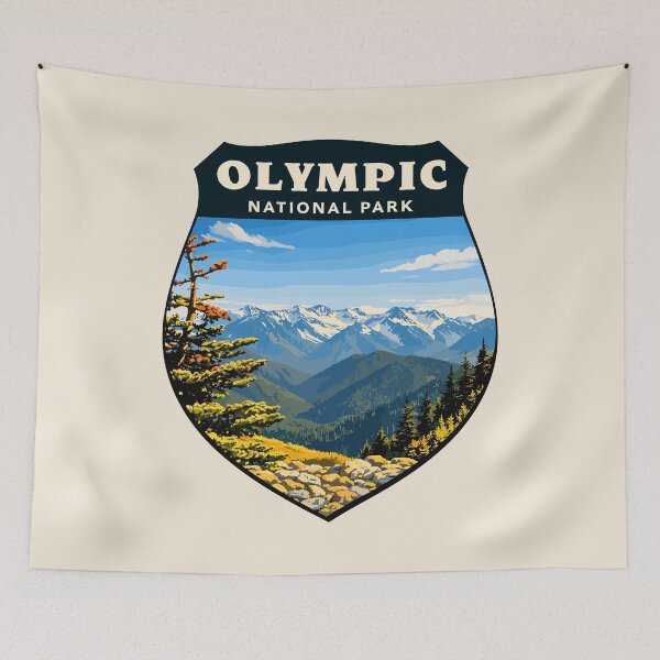 Item preview, Olympic National Park Sticker designed and sold by Gideon Emmerich.