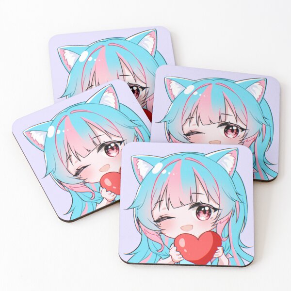 Artikelvorschau, PeachFrostVT Chibi Emote Herz entworfen und verkauft von PeachFrostVT.