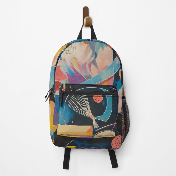Item preview, Cosmic Composition - Kandinsky Inspired Abstract Geometry designed and sold by Caspereickeart.