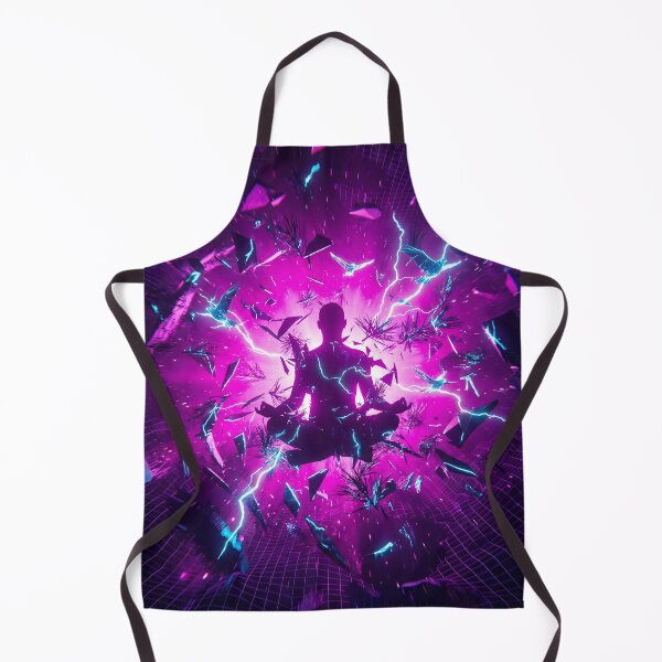 Item preview, Cyberpunk Meditation Glitch Art Neon Zen 2026 designed and sold by MarCinu Art.