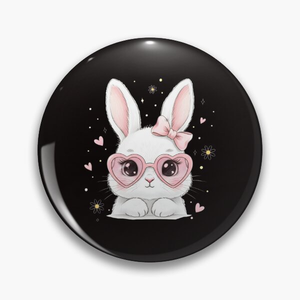 Item preview, Preppy Easter Bunny, Retro Cute Easter Bunny, Cute Bunny Ears, Coquette Easter, Easter Retro, Spring Easter designed and sold by DesignDenDo ⭐⭐⭐⭐⭐.