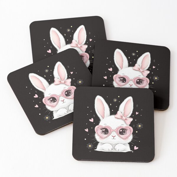 Item preview, Preppy Easter Bunny, Retro Cute Easter Bunny, Cute Bunny Ears, Coquette Easter, Easter Retro, Spring Easter designed and sold by DesignDenDo ⭐⭐⭐⭐⭐.
