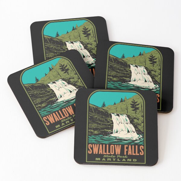Item preview, Swallow Falls State Park Maryland Retro designed and sold by HalpinDesign.