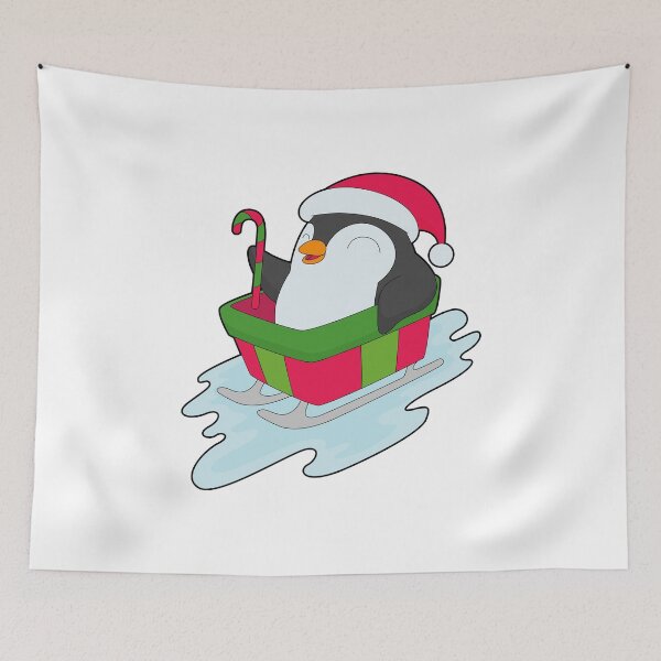 Item preview, Penguin Christmas Sled designed and sold by Snabdesign84.