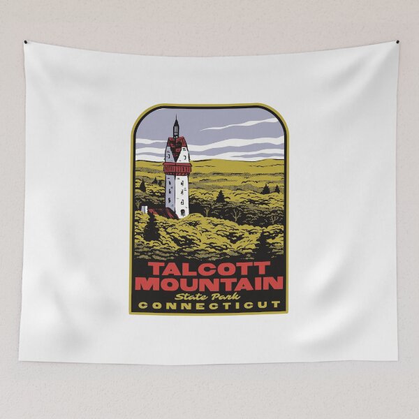 Item preview, Talcott Mountain State Park Connecticut Retro designed and sold by HalpinDesign.