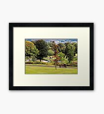 Peace in the city Framed Art Print