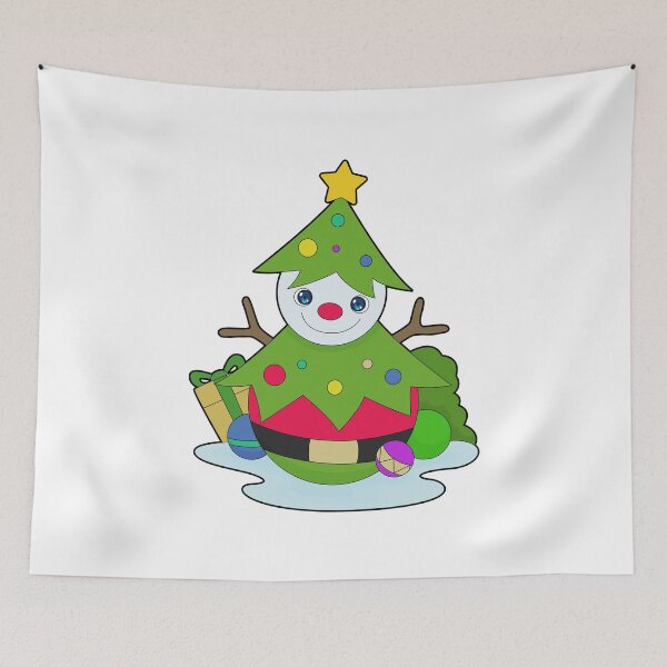 Item preview, Snowman Christmas Christmas tree designed and sold by Snabdesign84.