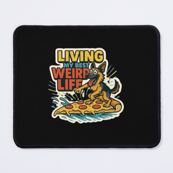 Item preview, Living My Best Weird Life – Funny Cute German Shepherd Dog Lover Humor Design designed and sold by Typologystudios.