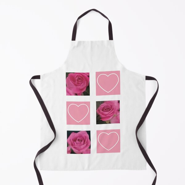 Item preview, Pink and White Checkered Hearts and Roses Design designed and sold by ecraftsandarts.