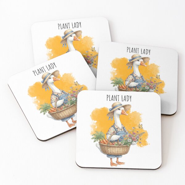 Item preview, Women's Cottagecore Goose Plant Lady Gardening Garden Lover designed and sold by MTJ-Mushrooms.