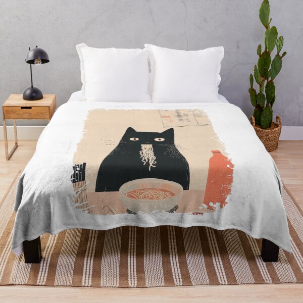 Item preview, Cat Eating Ramen Noodles in Japan designed and sold by keytee.