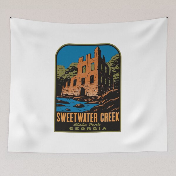 Item preview, Sweetwater Creek State Park Georgia Retro designed and sold by HalpinDesign.