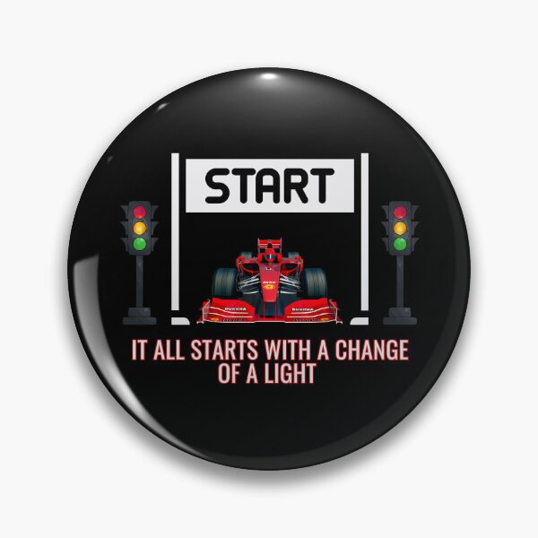 Item preview, F1 Start Line Graphic – “It All Starts with a Change of a Light” designed and sold by ShadeScapeArt.