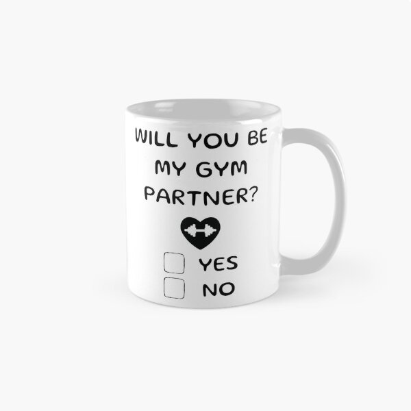Item preview, Will you be my gym partner? designed and sold by BlissThreads.