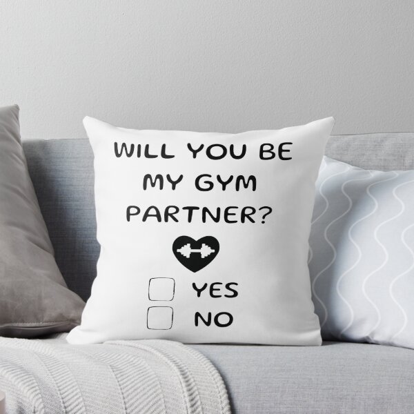 Item preview, Will you be my gym partner? designed and sold by BlissThreads.