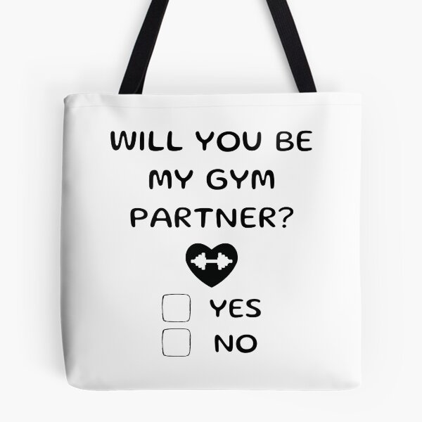 Item preview, Will you be my gym partner? designed and sold by BlissThreads.