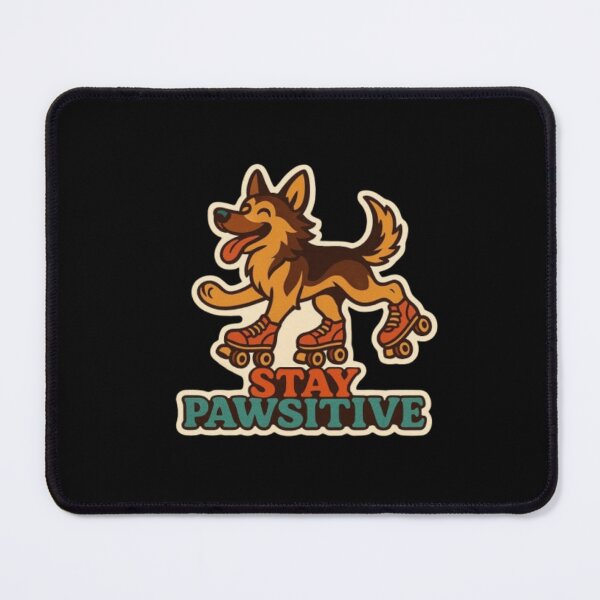 Item preview, Stay Pawsitive – Cute Funny German Shepherd Dog Lover Positive Humor Design designed and sold by Typologystudios.