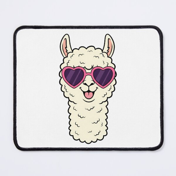Item preview, Happy Alpaca Pink Heart Sunglasses designed and sold by k3rstman1.