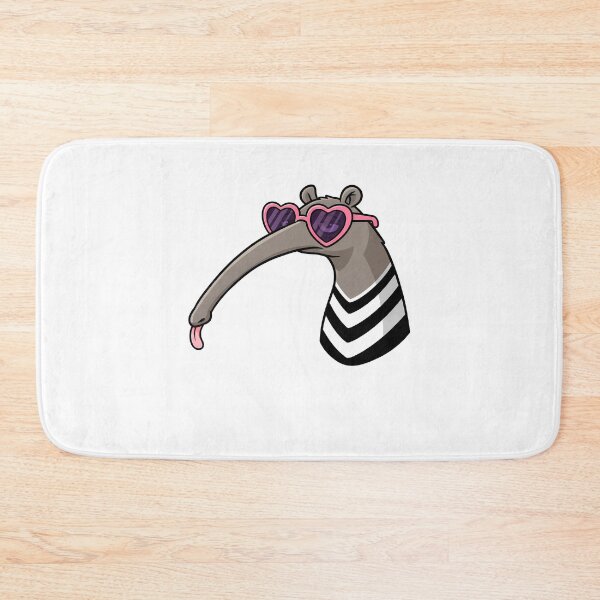 Item preview, Cool Cartoon Anteater Pink Heart Sunglasses designed and sold by k3rstman1.